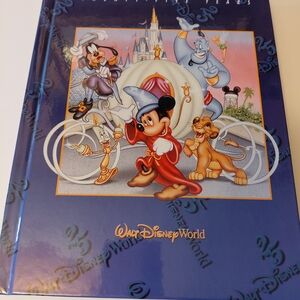 Walt Disney World Twenty Five Years Souvenir Picture Book HB 1996 VTG